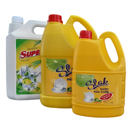 Hand Protected Liquid Dishwasher Detergent , Customerized Lemon Dishwashing Liquid