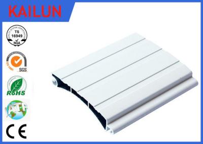86.5 Mm Aluminum Door Profiles Rolling Shutter Parts Sound Insulation Weather Proof
