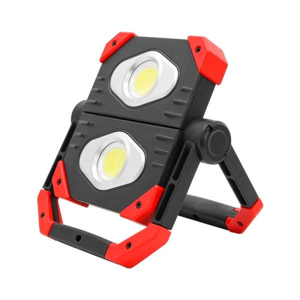 Outdoor Lighting Work Lamp COB Emergency Charging Tent Rotating Lamp Folding Floodlight Work Lamp Supplier