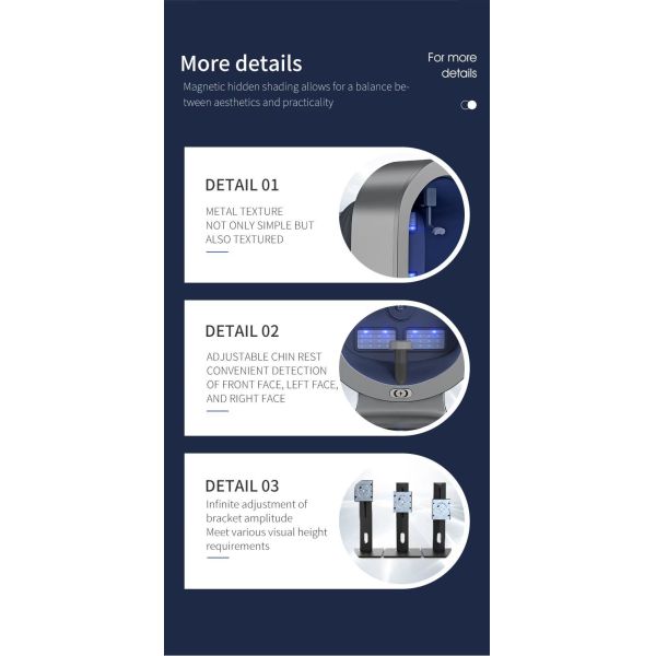 9 Spectrum Intelligence Bacterial Flora Detection 2in1 Scalp Scanner 3D Facial Analyzer