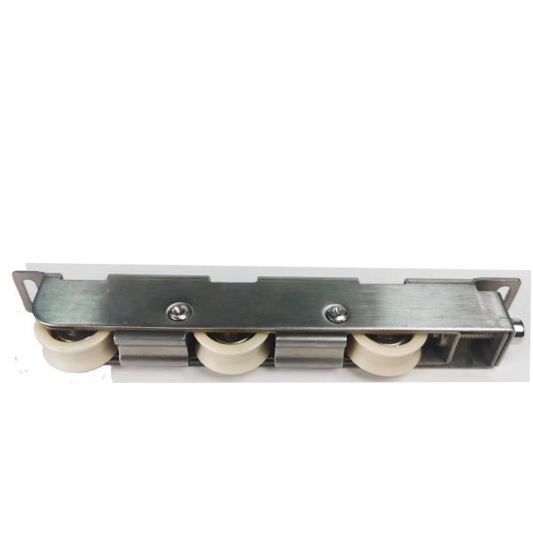 Stainless Steel Aluminium Sliding Door Wheel With Carbon Steel Bearing Roller