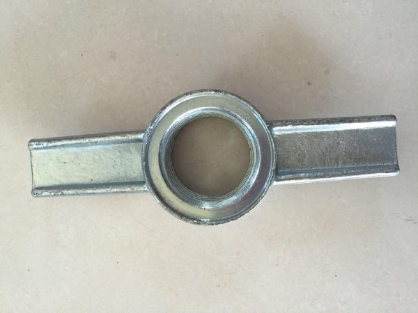 Q235 Material Building Fasteners Hollow / Solid Scaffolding Base Jack Screw Jack
