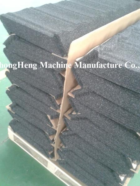 Mould Pressing Roof Panel Roll Forming Machine For Coated Metal Roofing Tiles