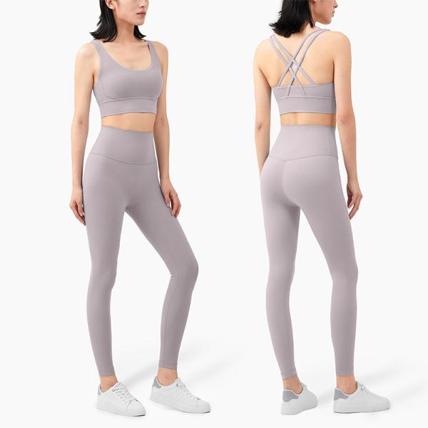 10 Colors Gym Athletic Women Yoga Set Workout Training Sports Set Custom Logo