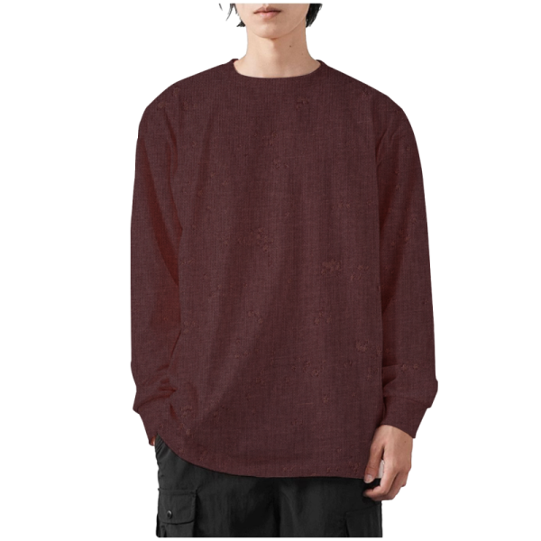 220gsm Micro-Textured Solid Knit Fabric: Structural Crispness for Tees