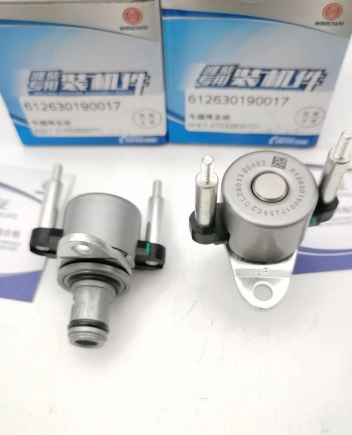Weichai Factory-Installed WP12 Engine Cylinder Head Brake Solenoid Valve Original for Diesel Vehicles Machinery Engine Parts
