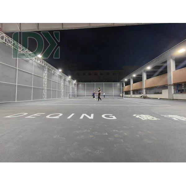 20 X 10m Padel Court With Roof Electric Padel Roof Customized Outdoor Padel