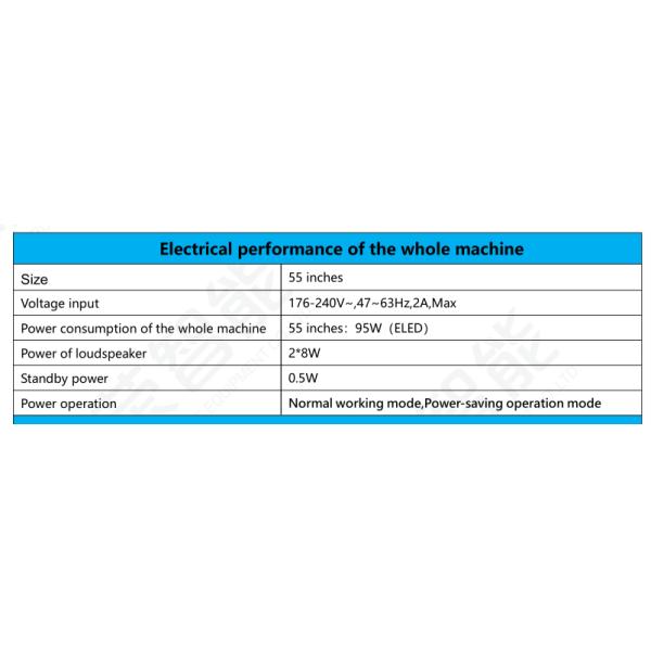 HD FHD Intelligent Advertising Machine 55 Inches Screen