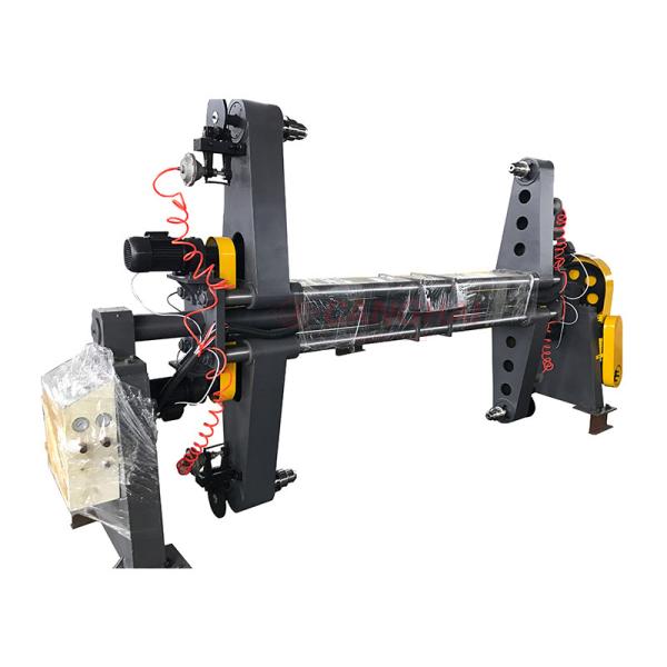 60-100 M / Min Corrugated Cardboard Production Line Electric Shaftless Mill Roll Stand