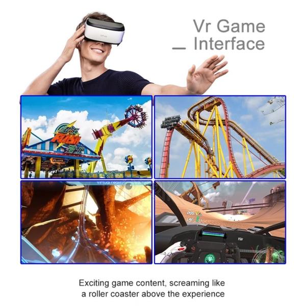 3.5KW 9D Virtual Reality Chair Sports 2 Seats 360 VR Racing Simulator