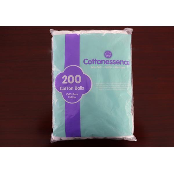 Small Medical Cotton Balls Round Shaped Environmentally Friendly Non Toxic
