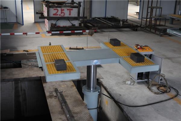 Low Cost In Ground Hydraulic Car Lifts Long Platform One Column Underground Auto Lift 1850mm/3500kg