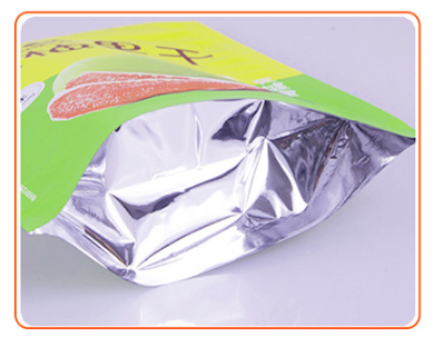 SGS Zipper Top Gravure Printing Aluminum Foil Packaging Bags