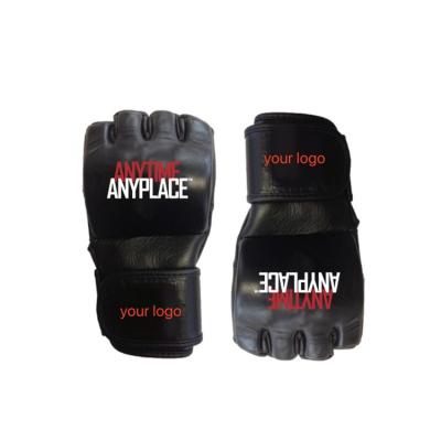 Custom Black Leather Boxing Gloves 10 Oz Competition Boxing Gloves