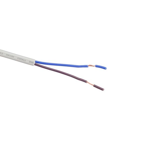 Top Rated SNI Standard 10A 2 Pin Prong H05vvh2 f 2x0.75mm2 AC Power Cable for Your Home Kitchen Appliances