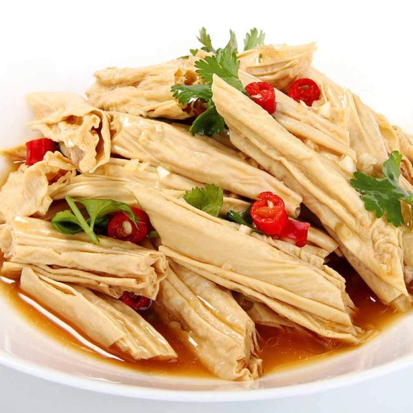 High Protein Fiber Dried Bean Curd Sticks ISO HACCP Certified with Max 15% Moisture Tofu Skin Yuba Sticks