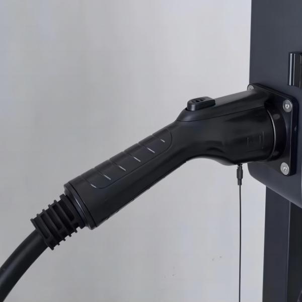 Portable EV Charger with Screen Adjustable 11kW Type 2 EVSE Charger 14kW/21kW Pile GBT EV Safety Wallbox