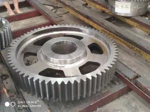 Hot Forged St52 S355 Q235 Alloy Steel Gear Forged Spur Pinion Gear Blanks