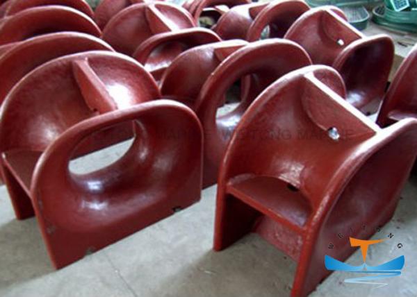 Panama Type JIS F2017-82 Ship Mooring Chocks For AC Boat Bulwark Mounting