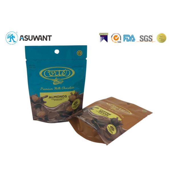 Gravure печатая хранение еды Mylar кладет сумку в мешки уплотнения 3 сторон верхней молнии пластиковую