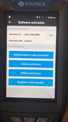 Land Surevy Software China brand CHC GNSS RKT Landstare software registration code
