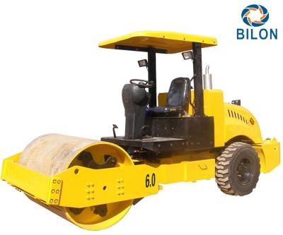 60HP 6 Ton Compactors Vibratory Smooth Drum Road Roller Back Wheel Mechanical Drive