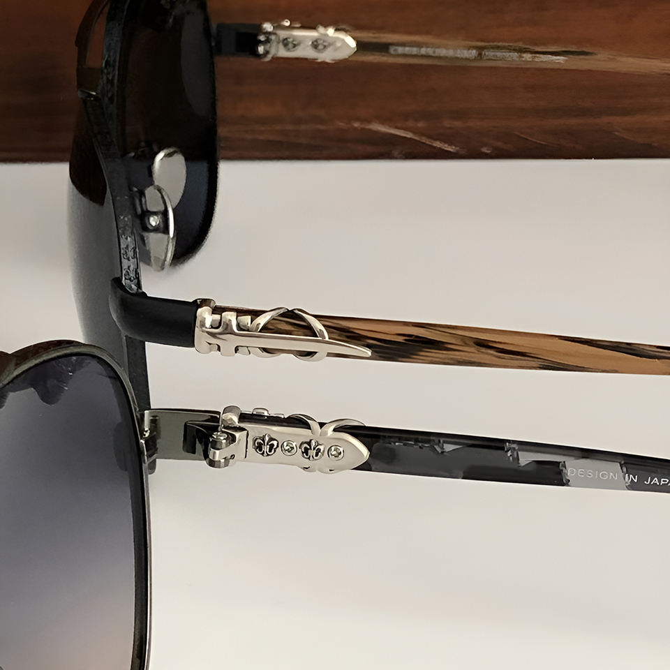Trendy New Model Gradient Red Blue Pilot Acetate Business Cool Men's Customized Logo Wholesale Online Special Retro Sunglasses