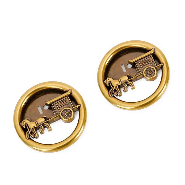 5cm Handbag Lock Hardware For Purse DIY Part Ring Pony Rider Bag Lock