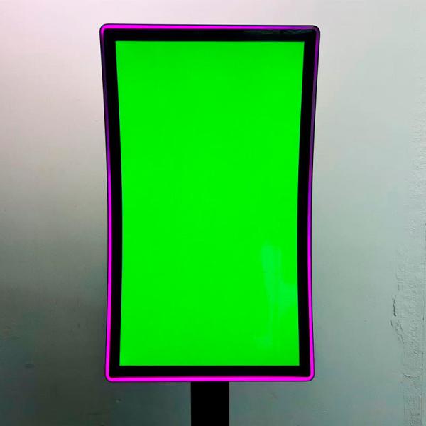 New Custom 300cd/㎡ C-Shape Brightness 32 Inch Curved Touch Screen Curved Screen Touch Integrated Machine Digital Screens