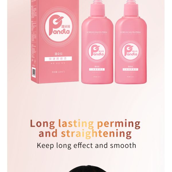 Solution permanente pour cheveux bouclés acides à formule douce à la kératine, perm OEM/ODM marque privée