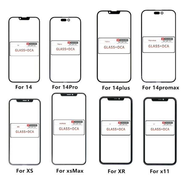 100% Tested Front Glass Lens With Oca for Iphone X Xs Affordable and Durable