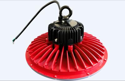 RED UFO High Bay Fixture UL / DLC For Shopping Mall Stadium Exhibition Hall