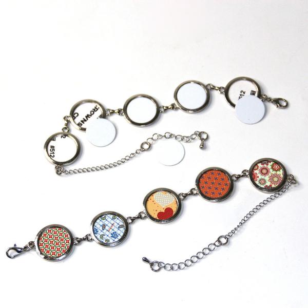 Various Shaped Sublimation Women Bracelet Blanks For Heat Transfer Photos Printing Valentine's Day Gift Metal Jewelry Bracelet