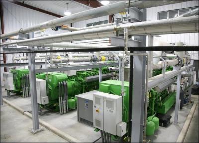 500KW - 4MW Landfill Gas Power Plant , Renewable Energy Sources Electric Plant