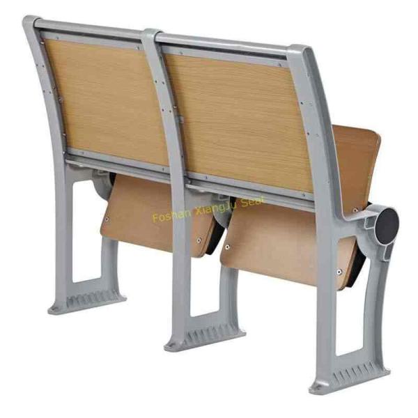 1.5mm Steel Back Plywood Wooden Folding Chairs With Drawer / School Classroom Furniture