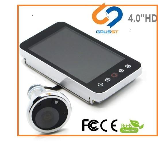 HD Screen Night Vision Smart Digital Door Viewer With Photograph CE  FCC ROHS