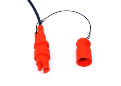 Custom KCK Push Geophone Connector , Seismic Geophone Connector