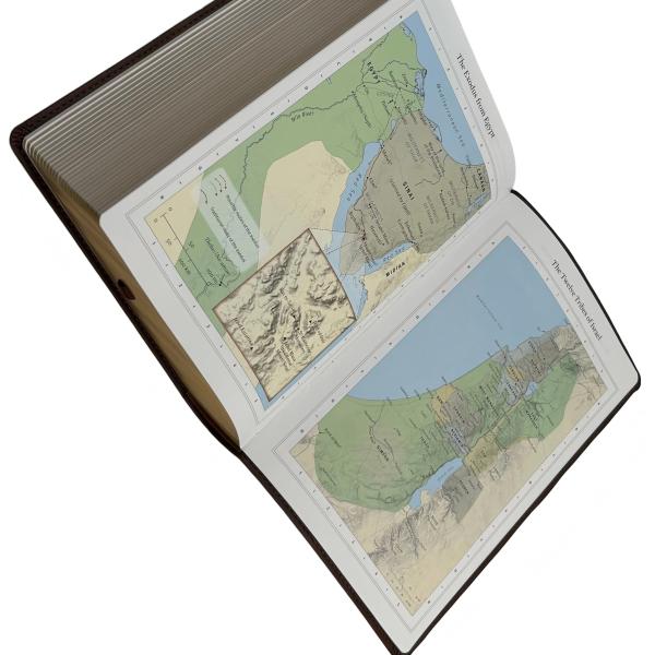 hardcover bible with box，with 10 color overlays