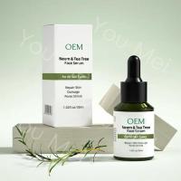 Suero de vitamina C, ácido hialurónico y árbol de té 100% natural para productos de daño en la piel