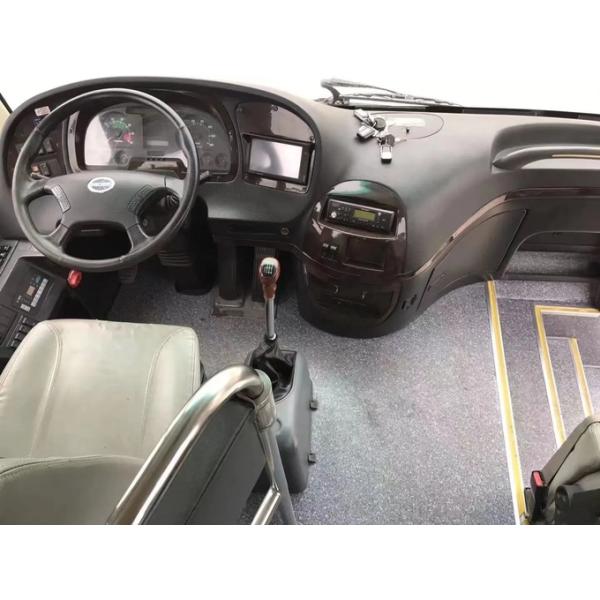 Used Bus And Coach Luggage Compartment 2 Doors 53 Seats Sealing Window With A/C Left Hand Drive Higer Bus KLQ6129