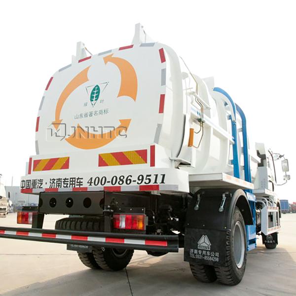 Caminhão comercial do dever da luz de HOWO 4x2 Euro4 Euro2 para o alimento Hutch Waste da cozinha