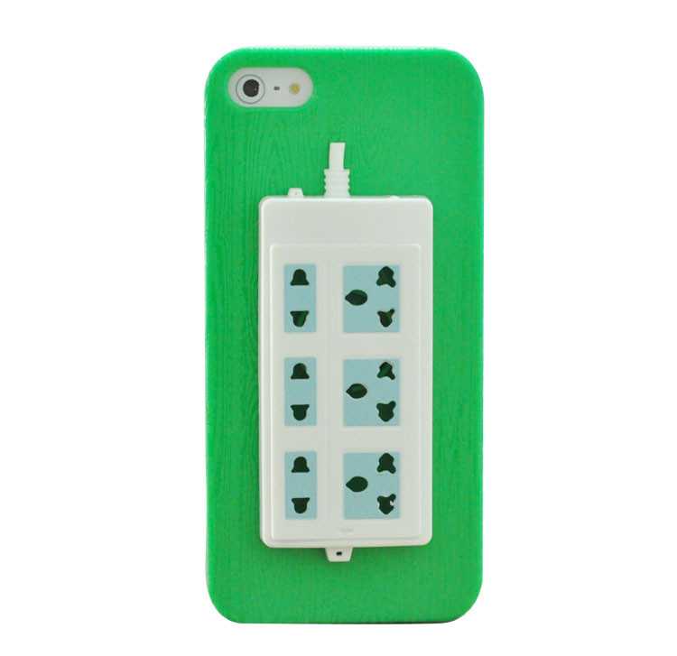 Green Custom Iphone 5 PC Hard Shell Case , Iphone5 Back Cover