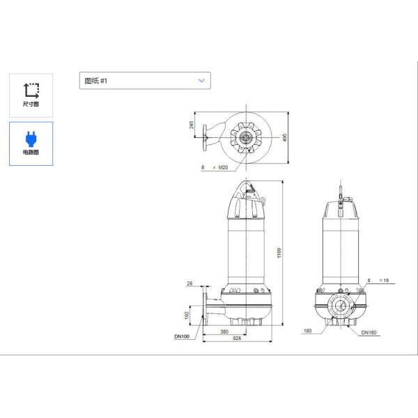 Bomba sumergible Grundfos para el tratamiento de aguas residuales en entornos comerciales e industriales