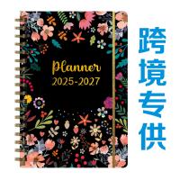 Pastel Color Scheme Spiral Hardcover Notebook with Vintage Style Feature and Paper