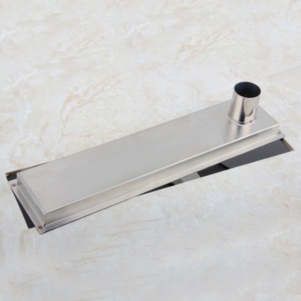 Rectangle Fold Edge Bathroom Floor Drain Durable 316 Stainless Steel Material