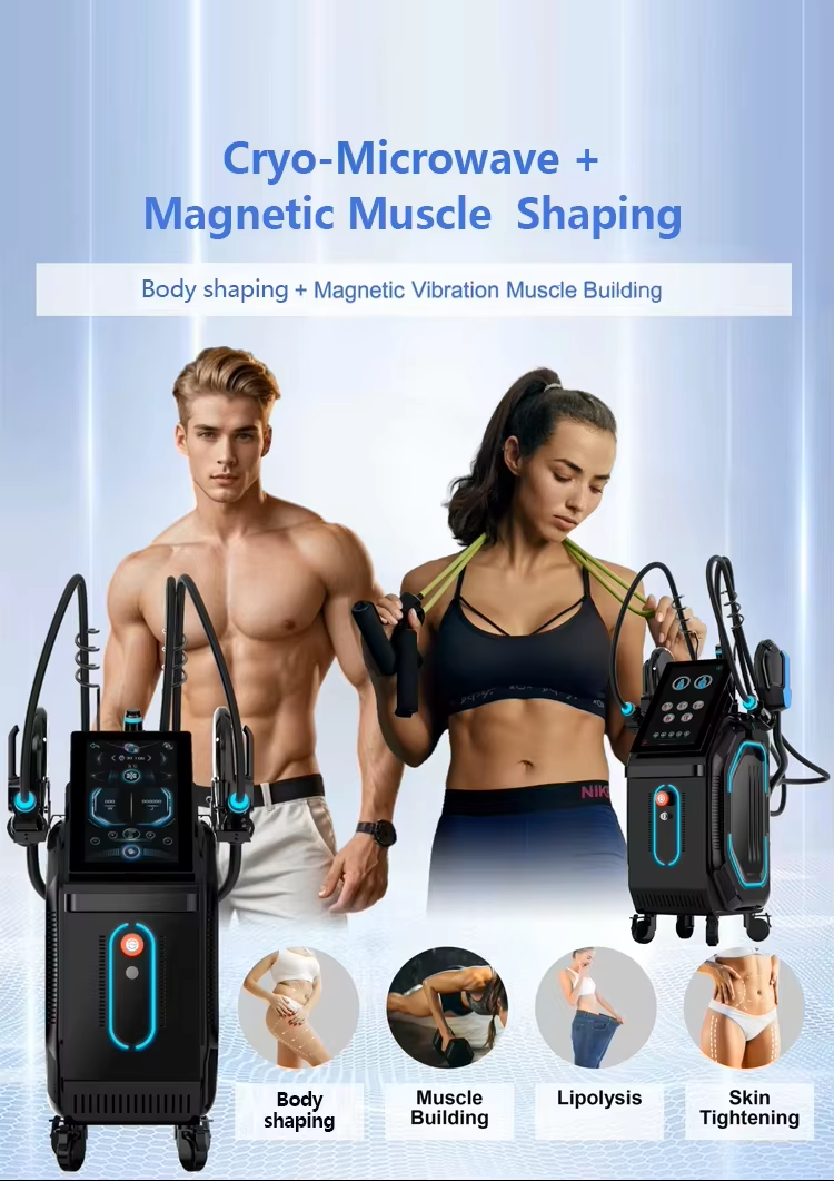Professional Body Slimming Machine Dual Technologies EMS Body Sculpting Neo + Onda Pro Micro Cool Waves to Build Muscle and Reduce Fat with