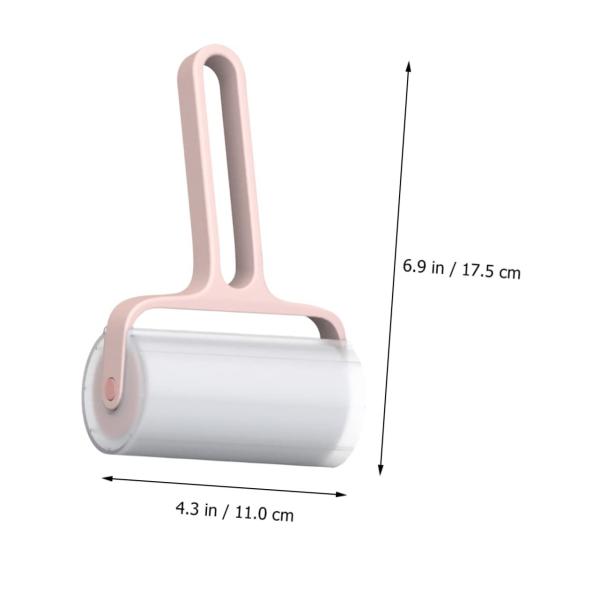 Tearable Roll Paper Sticky Roller Dust Wiper Pet Hair Clothes Carpet Tousle Remover Replaceable Home Cleaning Brush Accessories