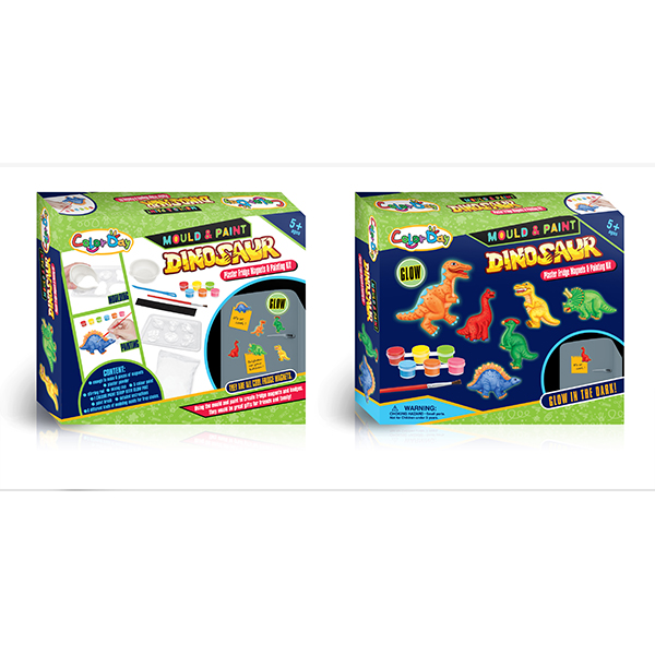 Educational 12 Pcs Plaster Beauty Set Arts And Crafts Toys DIY Coloring Age 5