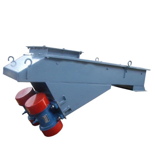 Stone Sand Motor Vibrating Feeder Conveyor Carbon Steel Material
