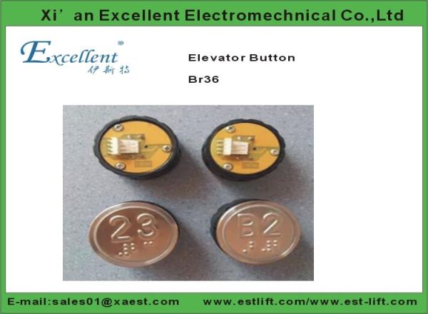 Elevator button Otis elevator buttons model BR36 of elevator parts and components of best price from China